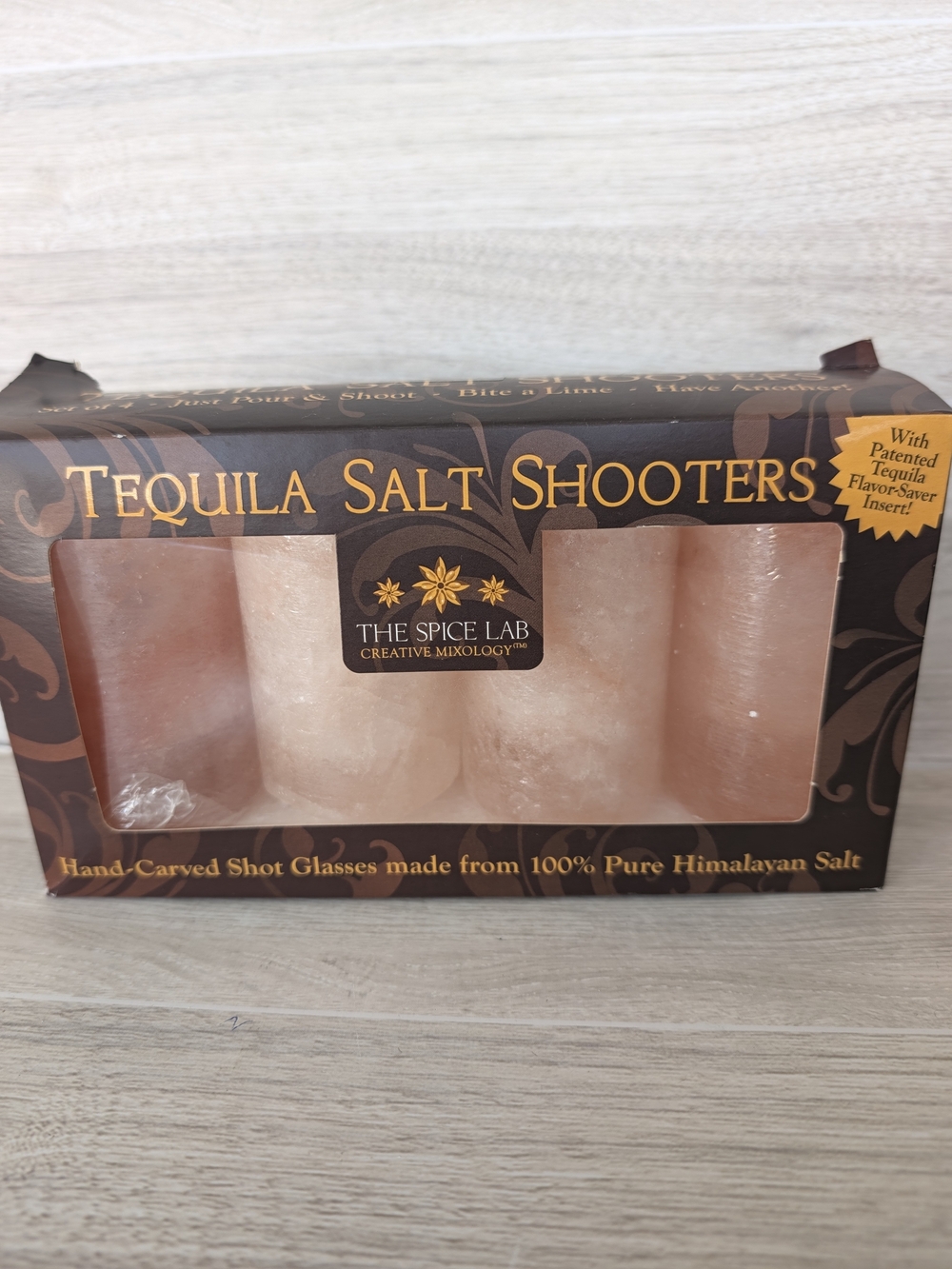 Pink Himalayan Salt Tequila Shooters - Set of 4